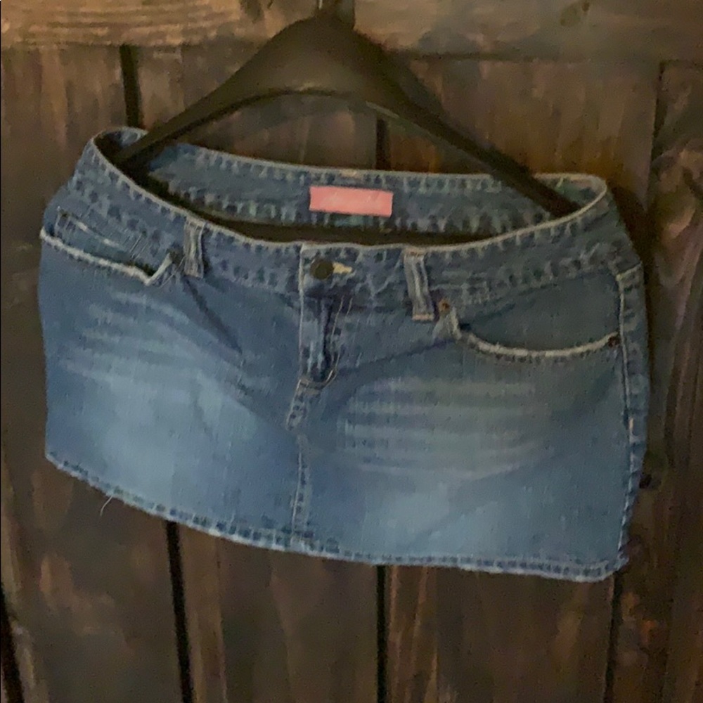 Denim miniskirt